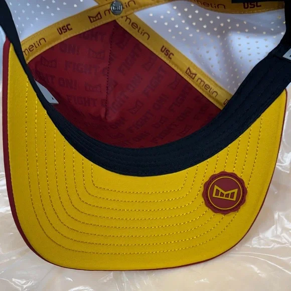 Melin Small White and Red SC Logo Cap - Picture 12 of 13